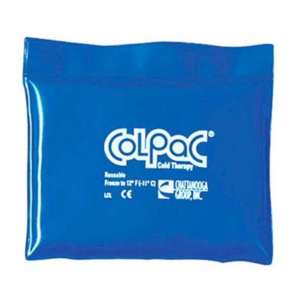 Fabrication Enterprises ColPaC® Blue Vinyl Reusable Cold Pack, Quarter Size 5" x 7", 12/PK 00-1504-12